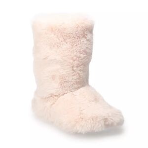 LC Lauren Conrad Hanni Women's Faux Fur Slippers